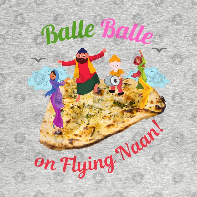 Balle Balle on flying NAAN! | Sky Bhangra | Funny Desi by Cosmic Story Designer